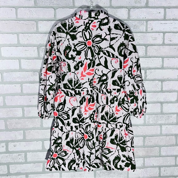 Maeve by Anthropologie Bentina Floral Shirt Mini Dress Size S - Picture 5 of 11